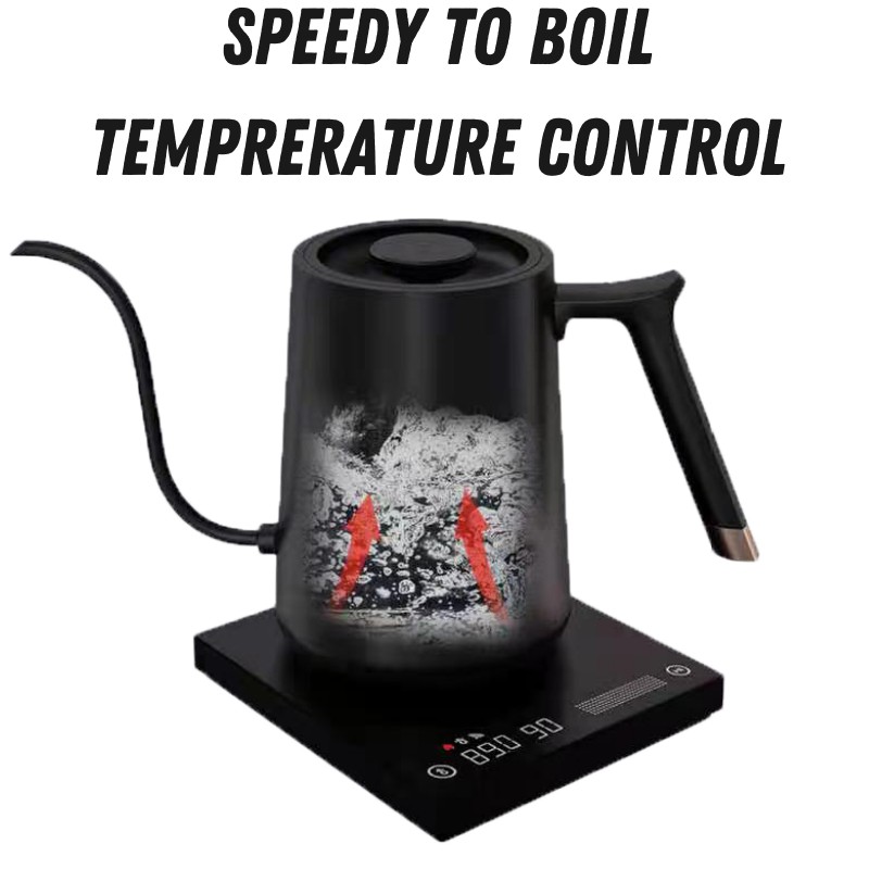 TIMEMORE Fish Smart Electric Kettle 600ml 智能温控手冲壶补充图片。