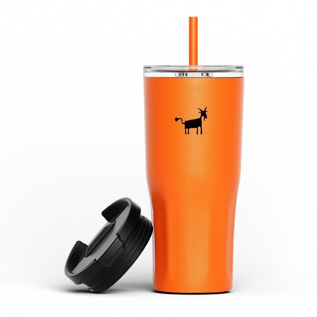 Cheerful Goat 600ml 保温杯更多角度图片。