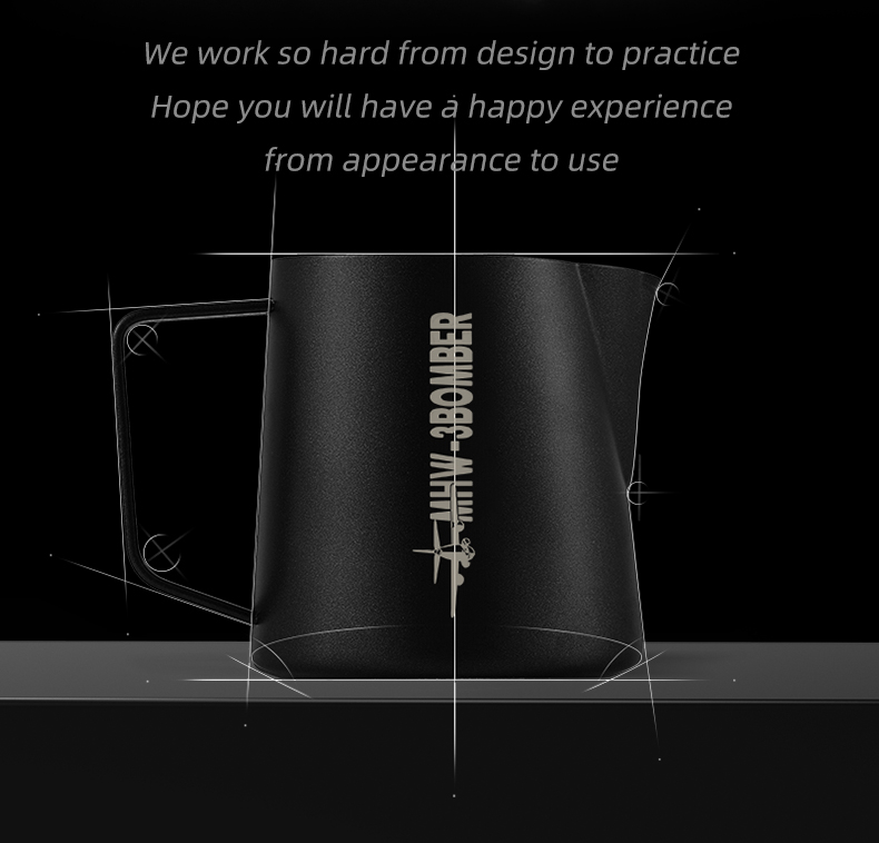 MHW-3BOMBER Milk Frothing Pitcher 5.0 拉花缸补充图片。
